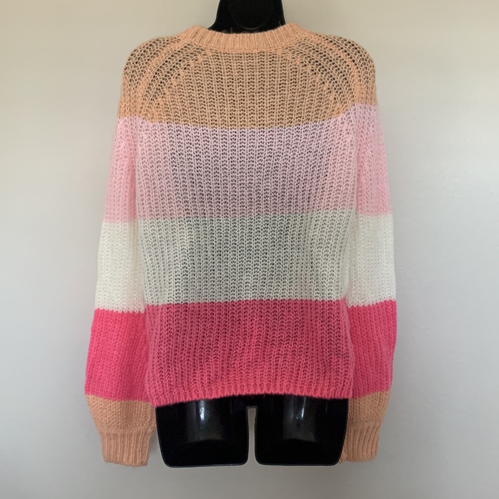 Princess Polly Willow Colorblock Wool Blend Oversized Balloon Sleeve Sweater - Picture 11 of 14